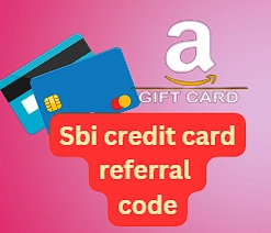 get sbi credit card referral code